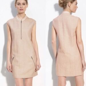 Theory Emoran Crosshatch Silk Blend Mini Dress 4